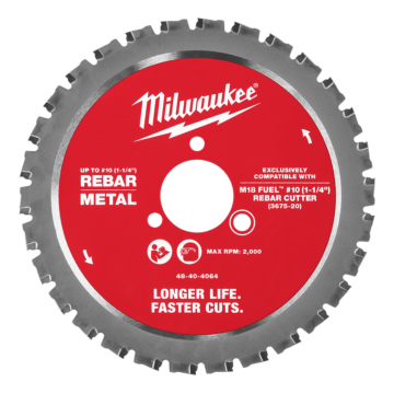 Milwaukee Tool Rebar Cutting Blade #10 (1-1/4 in.)