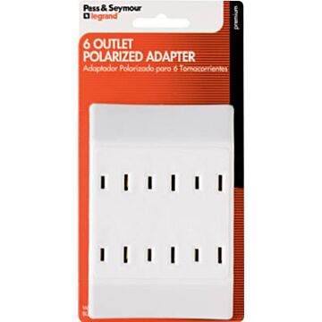 Pass & Seymour WH POLAR 6 OUTLET TAP