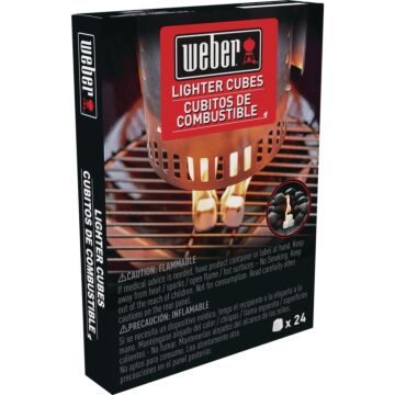 Weber Odorless Cube Fire Starter (24-Pack)