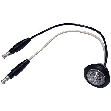 Peterson LED Marker Light (Clear Amber) 3/4 in.