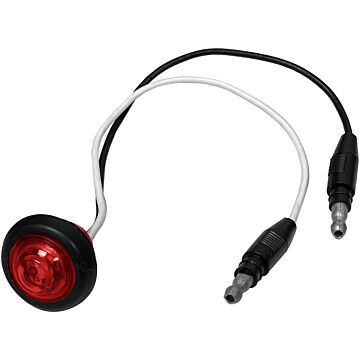 Peterson Round LED Marker Light (Red) 3/4 in.