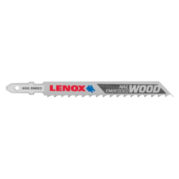 LENOX Tools T-Shank General Purpose Jig Saw Blade, 4-Inch X 3/8-Inch 6 Tpi, 5-Pack