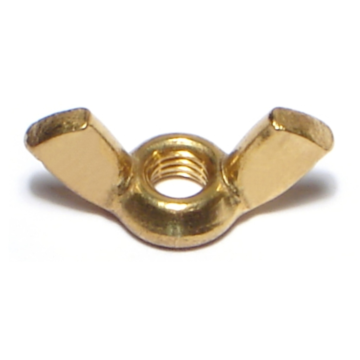 Wing Nut Brass, 10-32