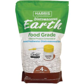 Harris 4 Lb. Ready To Use Powder Food Grade Diatomaceous Earth