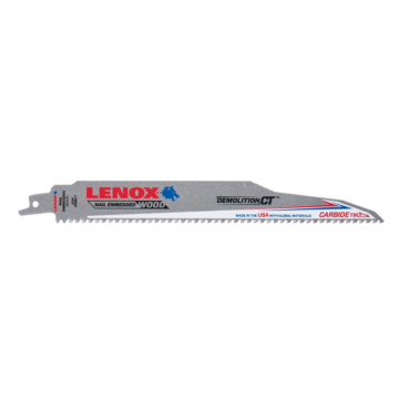 Lenox LENOX 9" x 1" Demolition CT Reciprocating Saw Blades