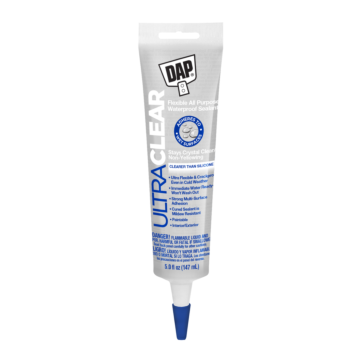 DAP Ultra Clear All Purpose Sealant (Crystal Clear) 5 oz