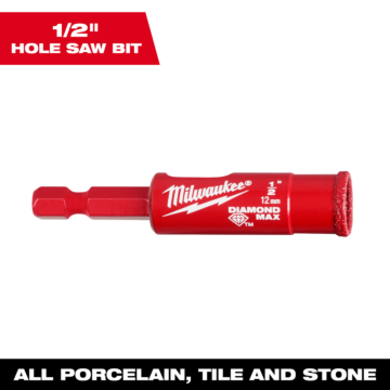 Milwaukee 1/2" DIAMOND MAX™ Hole Saw Bit