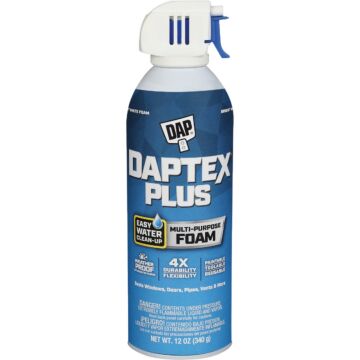 DAP tex Plus Multi-Purpose Latex Foam Sealant (White) 12 oz