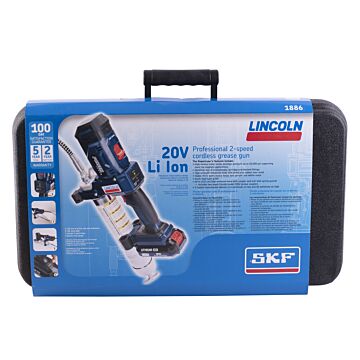 Lincoln Industrial 10000 psi 20 V Lithium-Ion 2-Speed High Pressure Cordless Grease Gun