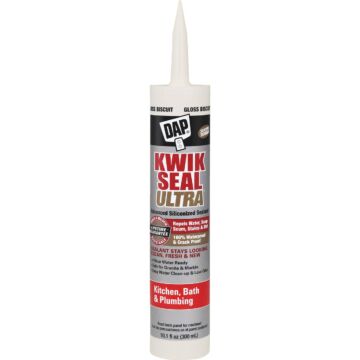 DAP Kwik Seal Ultra Advanced Kitchen & Bath Sealant (Biscuit) 10.1 oz