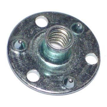 Brad Hole T Nut, 8-32 x 1/4