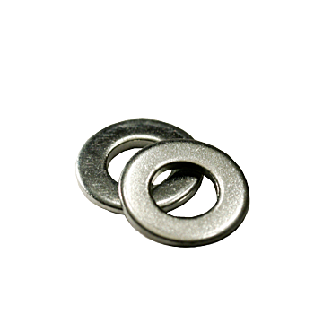 SAE Flat Washer, Low Carbon, Zinc Plated CR+3, 1 3/8" Diameter
