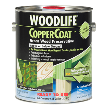 Rust-Oleum Wolman™ - WOODLIFE® CopperCoat™ Green Wood Preservative - 1 Gallon - Green
