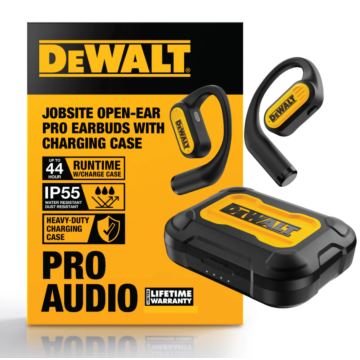 DEWALT Jobsite Open-Ear Pro Earbuds
