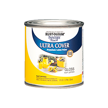Rust-Oleum Painter's® Touch Ultra Cover - Multi-Purpose Brush-On - Half-Pint - Gloss Sun Yellow