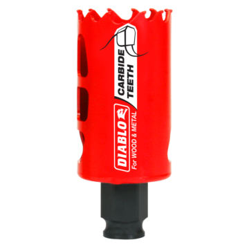 1-1/2 in. (38mm) Carbide-Tipped Wood & Metal Holesaw