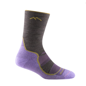 Women's Light Hiker Micro Crew Lightweight Hiking Socks (Taupe)