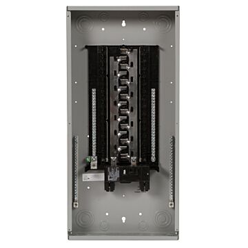 Siemens PN PN3048B1200C Assembled Load Center, 200 A, 30 -Space, 48 -Circuit, Main Breaker, Plug-On Neutral, Gray