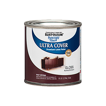 Rust-Oleum Painter's® Touch Ultra Cover - Multi-Purpose Brush-On - Half-Pint - Gloss Kona Brown