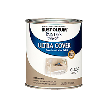 Rust-Oleum Painter's® Touch Ultra Cover - Multi-Purpose Brush-On - Quart - Gloss Almond