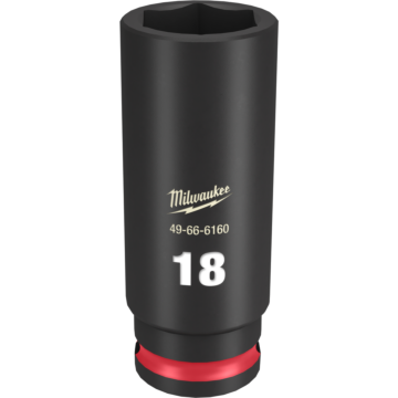 Milwaukee SHOCKWAVE™ Impact Duty 3/8" Drive 18MM Deep 6 Point Socket