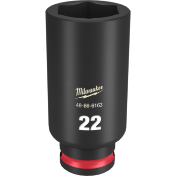 Milwaukee SHOCKWAVE™ Impact Duty 3/8" Drive 22MM Deep 6 Point Socket