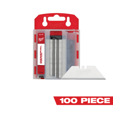 Milwaukee 100 PC General Purpose Utility Blades w/ Dispenser