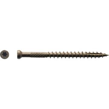 Finish Screw, Exterior Bronze, 1 lb