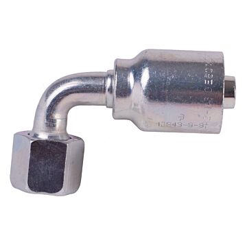 Parker 13/16 in-16 Female Seal-Lok Carbon Steel Swivel Short Drop Hydraulic Hose End