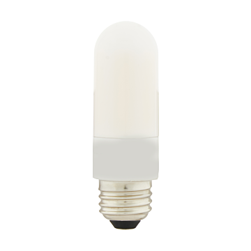 Satco 8 Watt T10 LED - Frosted - Medium base - 3000K - High Lumen - 120 Volt - Non-Dimmable - Carded