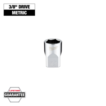 Milwaukee 3/8" Drive 14mm Metric Socket with FOUR FLAT™ Sides