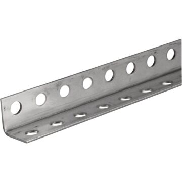 Hillman Steelworks Zinc-Plated 1-1/4 In. x 6 Ft. Perforated Steel Angle