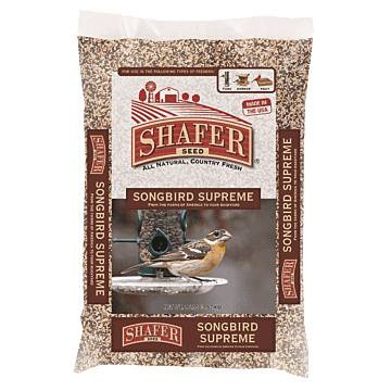 Shafer Seed® 51042 8 lb Bag Songbird Supreme Sunflower Seed