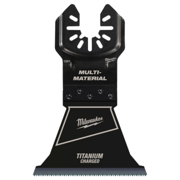 MILWAUKEE® OPEN-LOK™ 2-1/2" TITANIUM CHARGED™ Bi-Metal Multi-Material Multi-Tool Blades 3PK