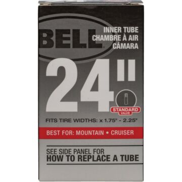 Bell 24 In. Standard Premium Quality Rubber Bicycle Tube