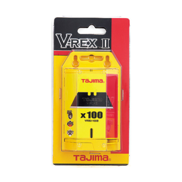 V-REX™ II, premium tempered steel utility knife blades, 100-blade safety dispenser