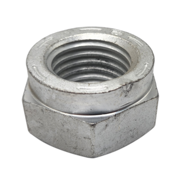#1-8 UNC Carbon Steel Zinc/Wax Lock Nut
