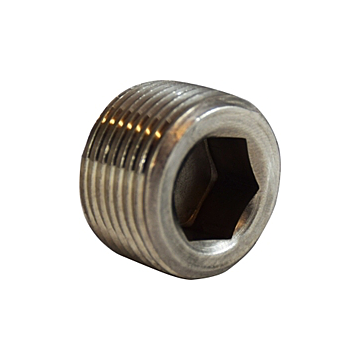 1/16 316STAINLESS STEEL HEX COUNTERSUNK PLUG
