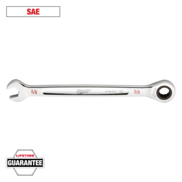 Milwaukee 3/8" SAE Ratcheting Combo Wrench