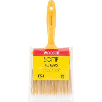 Wooster Softip 4 In. Flat Wall Paint Brush