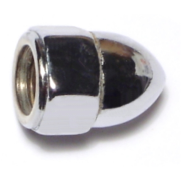 Acorn Nut Chrome, 3/8-16