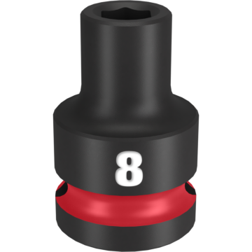 Milwaukee SHOCKWAVE™ Impact Duty 1/2" Drive 8MM Standard 6 Point Socket