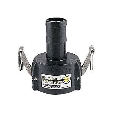 BANJO 2" Female Camlock x 1-1/2" Hose Barb