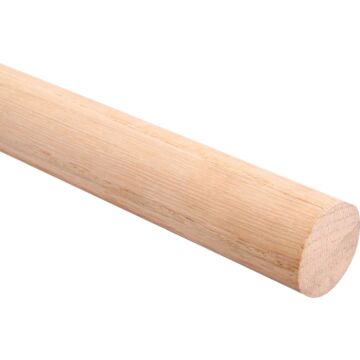 John Sterling Closet-Pro 8 Ft. x 1-5/16 In. Red Oak Closet Rod, Unfinished