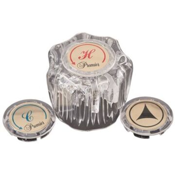 Premier® Delta Style Acrylic Clear Handle Assembly