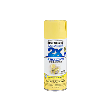 Painter's Touch® 2X Ultra Cover® Spray Paint - 2X Ultra Cover Satin Spray - 12 oz. Spray - Satin Lemon Grass