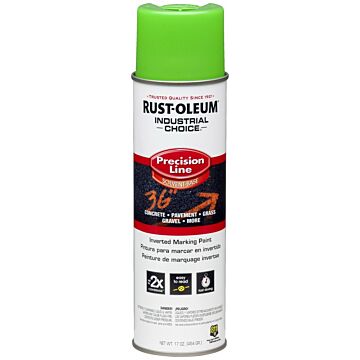 Rust-Oleum Industrial Choice - M1600 System SB Precision Line Marking Paint - Colors - Fluorescent Green