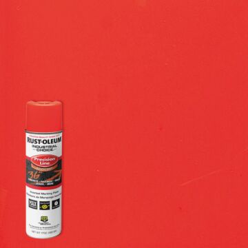 Rust-Oleum Industrial Choice Inverted Marking Spray Paint (Fluorescent Red-Orange)