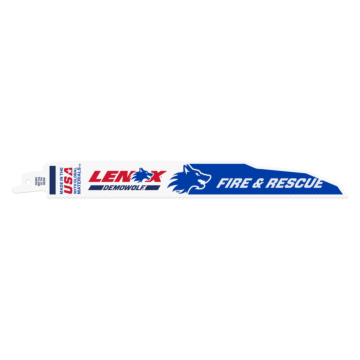 Lenox LENOX Demolition Reciprocating Saw Blade With Power Blast Technology, Bi-Metal, 9-Inch, 10 Tpi, 5/Pk