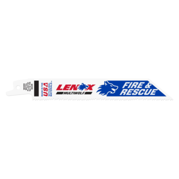 Lenox LENOX General Purpose Reciprocating Saw Blade With Power Blast Technology, Bi-Metal, 6-Inch, 10/14 Tpi, 25/Pk,